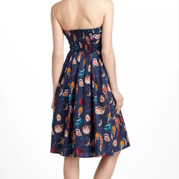 Anthropologie sweetheart bird dress with POCKETS - Picture 3 of 8